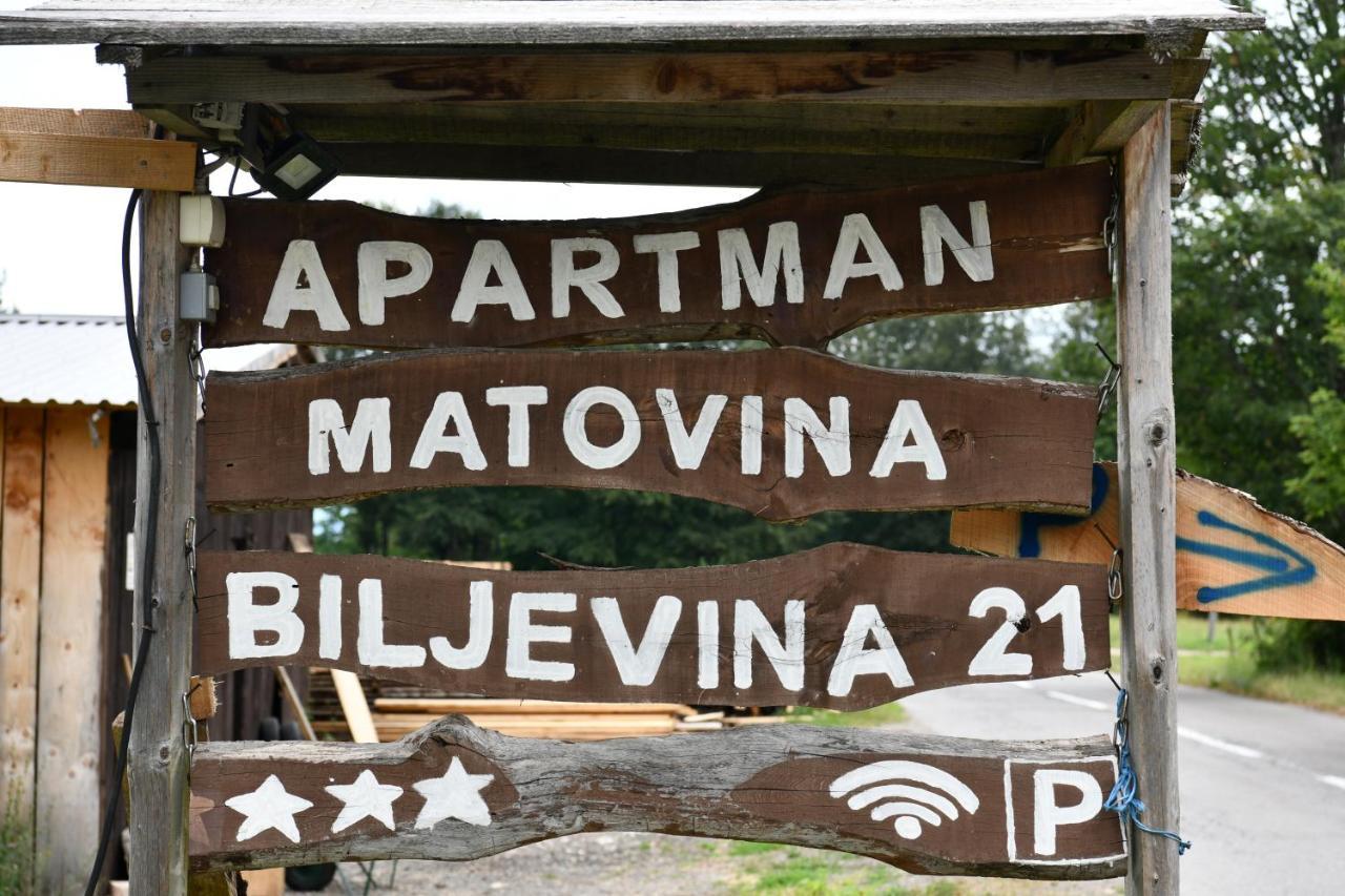 Apartments Matovina Saborsko Buitenkant foto